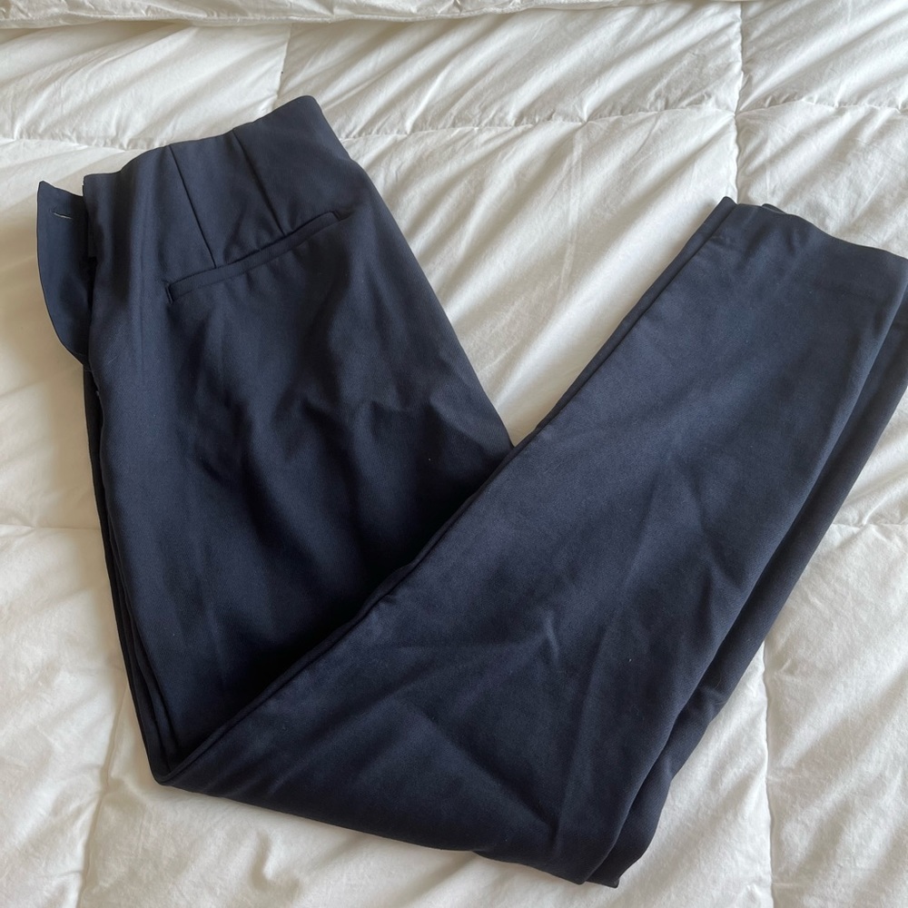 Loft side zip ankle skinny pants